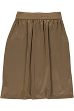 Longline Button-front Skirt