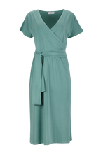 Midi dress with kimono sleeves