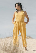 Jumpsuit with front band