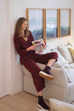 wrap jumper bordeaux
